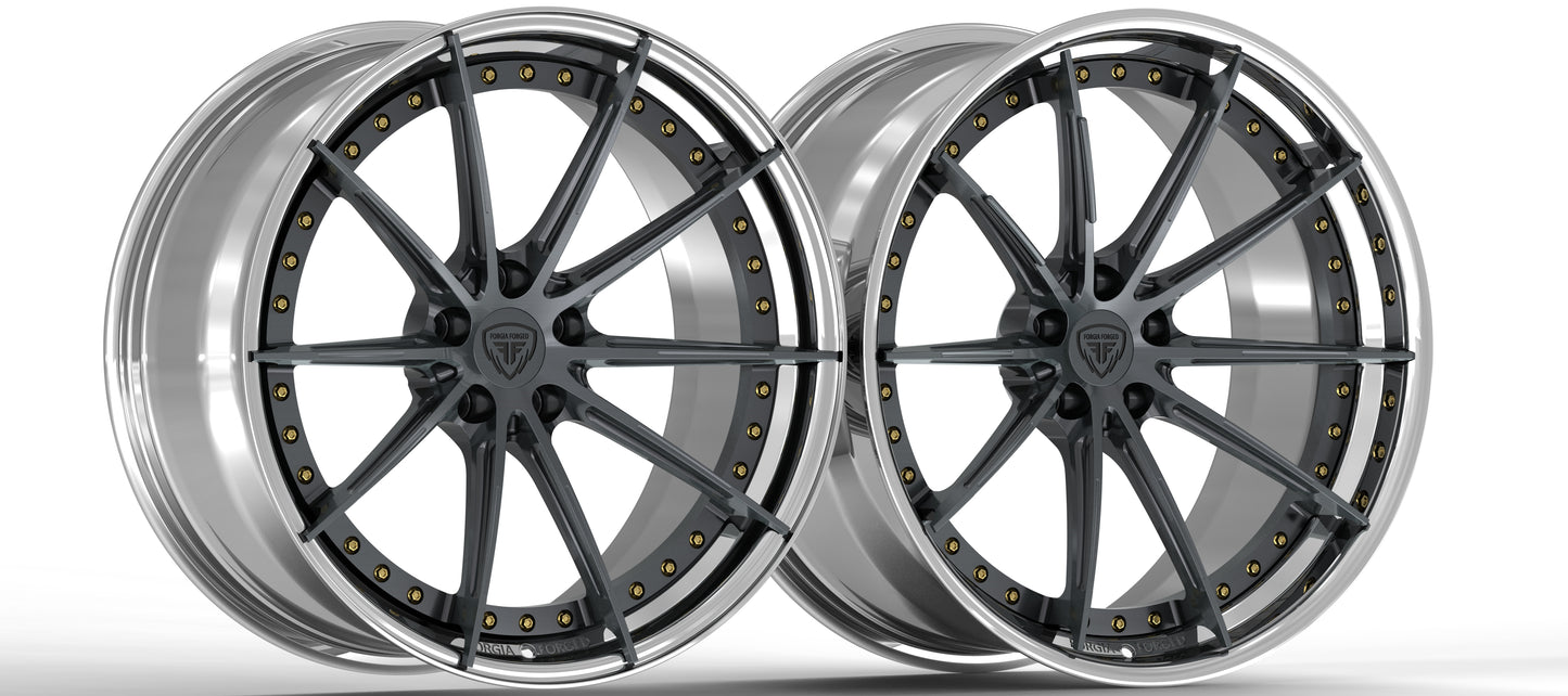 BMW M4 G80 2025 2 Piece Forgia Forged  Wheel Eclipse