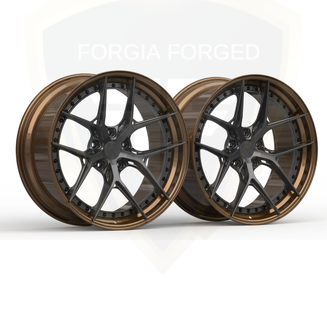 Designed for Porsche Cayenne 2008 Hannigen 2 Piece Forgia Forged Wheel (Priced Per Wheel)