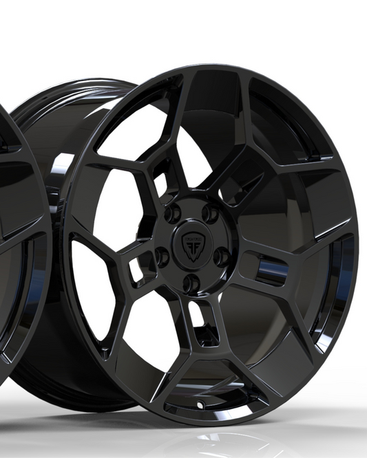 RotiForm Style Aerodisc with Mustang 2025 GTD Wheel design in 19 inch 10/11j Wides & Narrows