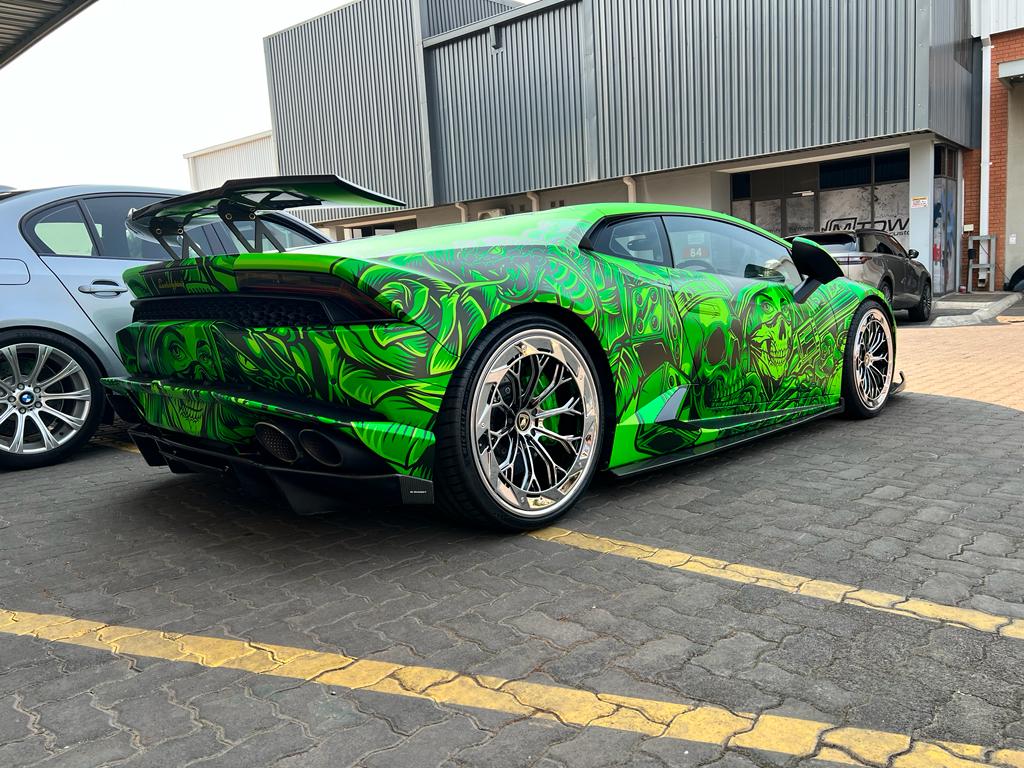 Lamborghini Huracan 2 Piece Forged Wheel Full Chrome & With Cover Aleeve (Price Per Rim) Designed for Lamborghini Huracan