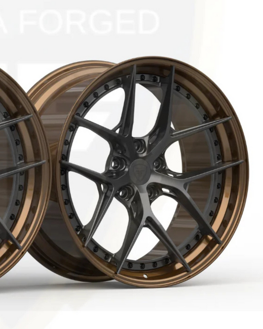 Designed for Porsche Cayenne 2008 Hannigen 2 Piece Forgia Forged Wheel (Priced Per Wheel)