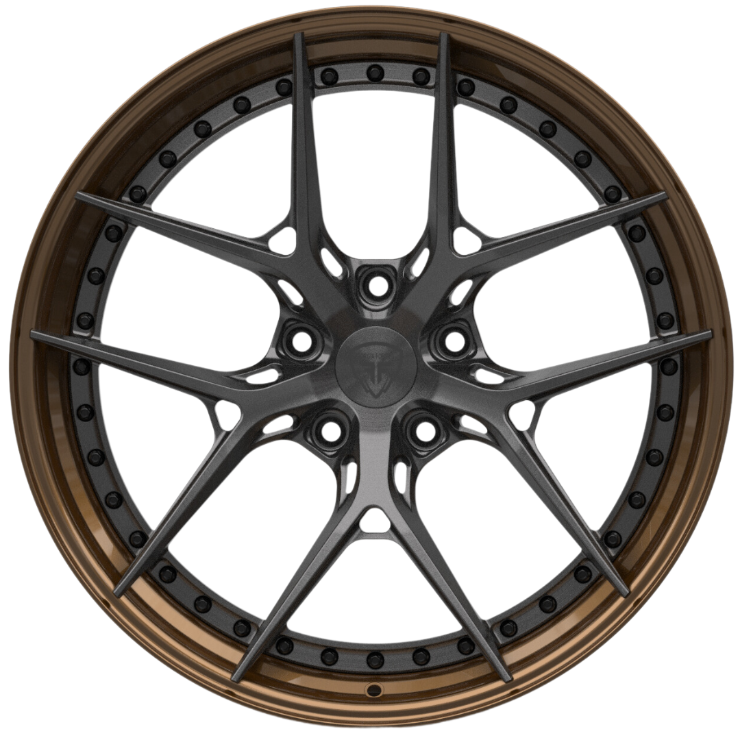 Designed for Porsche Cayenne 2008 Hannigen 2 Piece Forgia Forged Wheel (Priced Per Wheel)