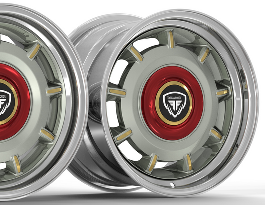 Ford F100 1956  2 Piece Forgia Forged  3 Colour Wheel Becham (Price Per Rim)