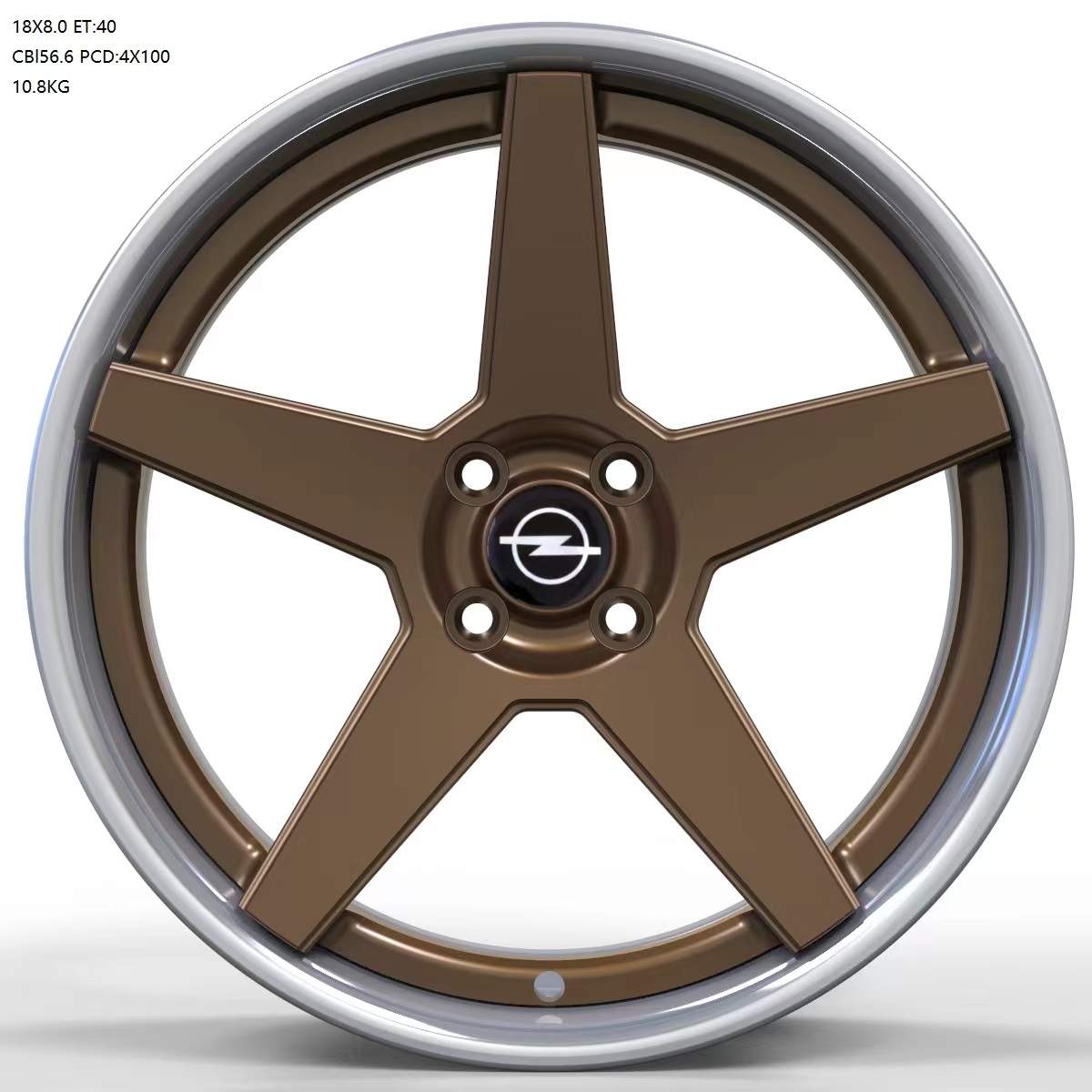 Opel Corsa Utility 2 Piece Forged 2 Colour Wheel Cinzano (Price Per Rim)