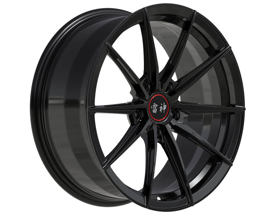 Audi A4 Eclipse Monoblock Concave Forged Black18 inch (Price Per Rim)