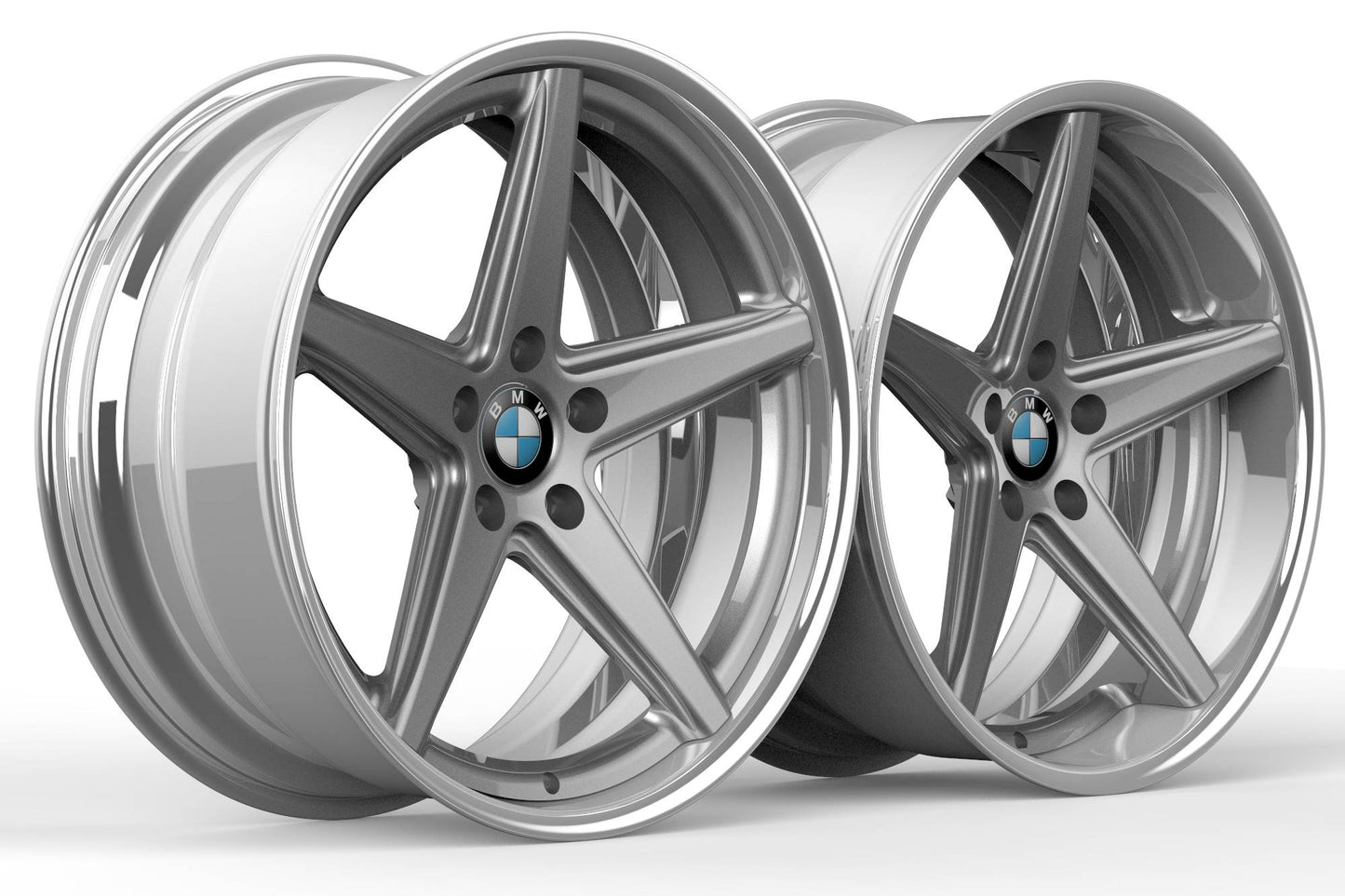 BMW F10 M5 Forgia Forged 2 Piece Wheel Stealth (Price Per Rim)