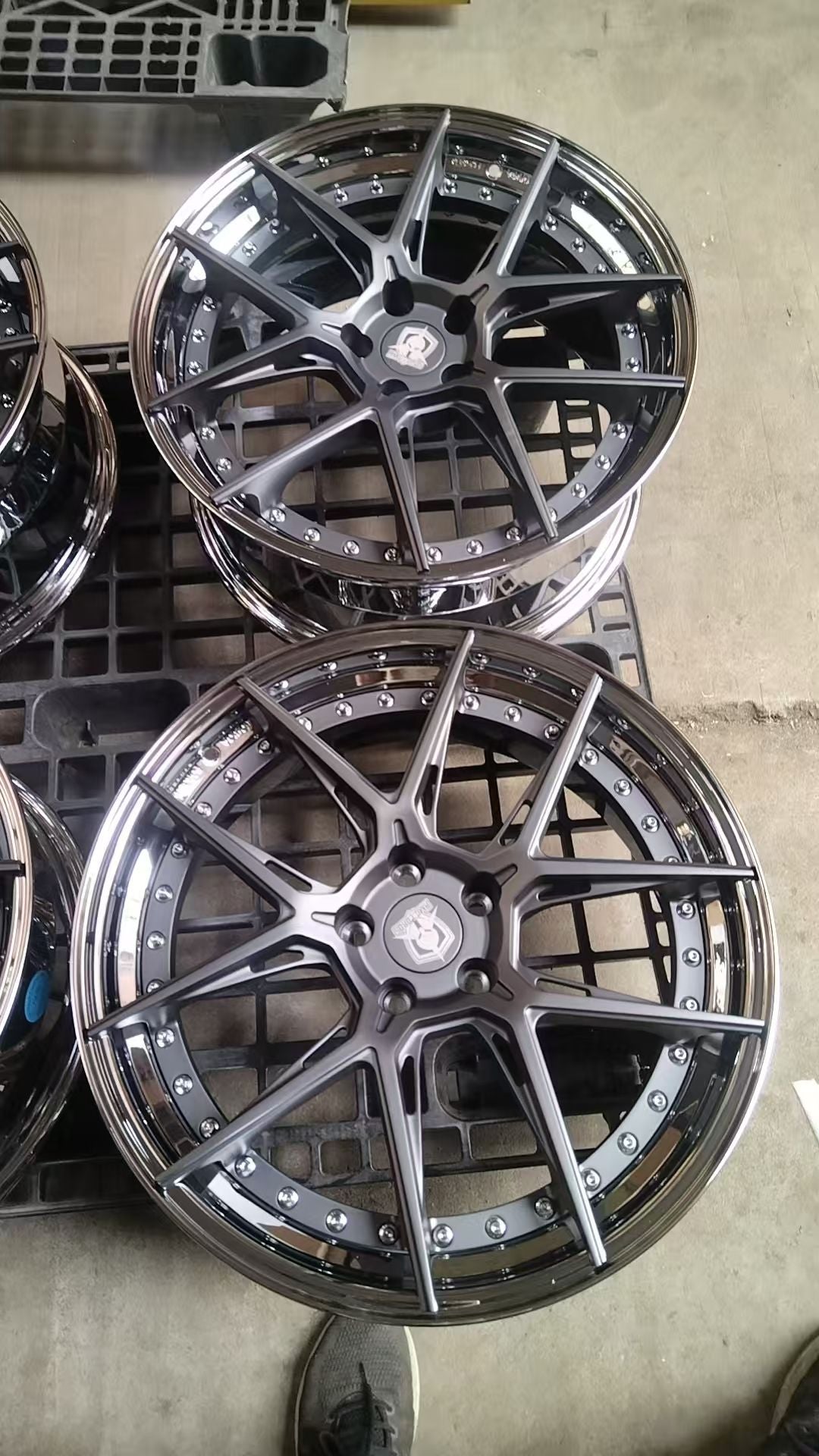 Mercedes C63 BR204 2 Piece Forgia Forged  Wheel Hannigen Series