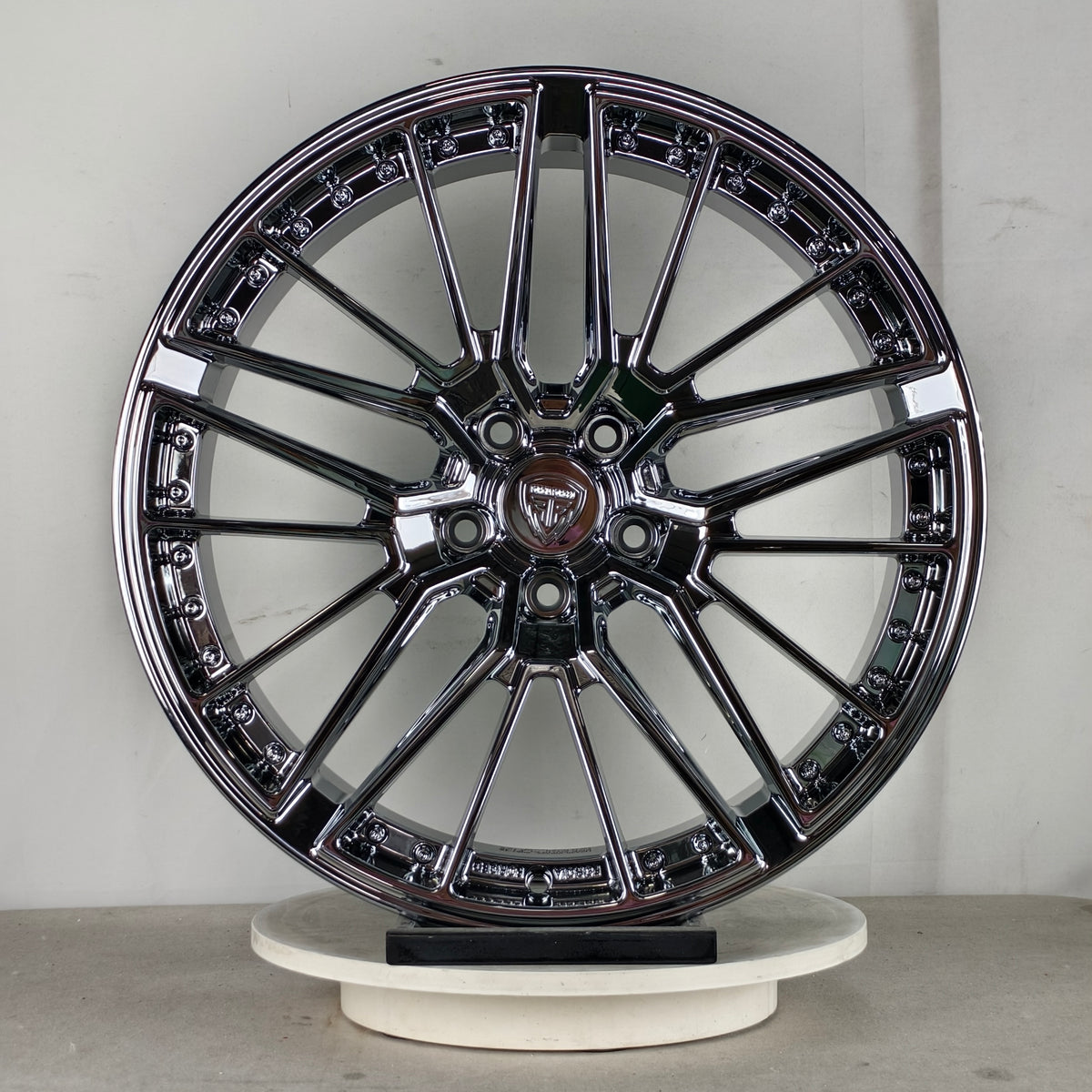 BMW F80  custom Forgia forged monoblock chrome wheels (priced per wheel)
