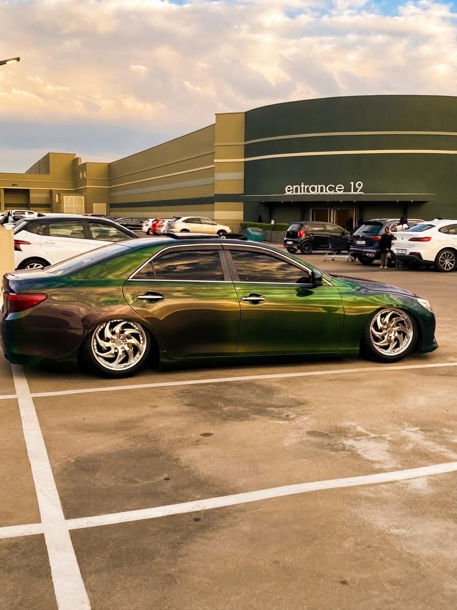Toyota Mark X– Custom 2-Piece Chrome Forged Wheels | Tucked Fitment 18 Inch ( priced per Wheel )