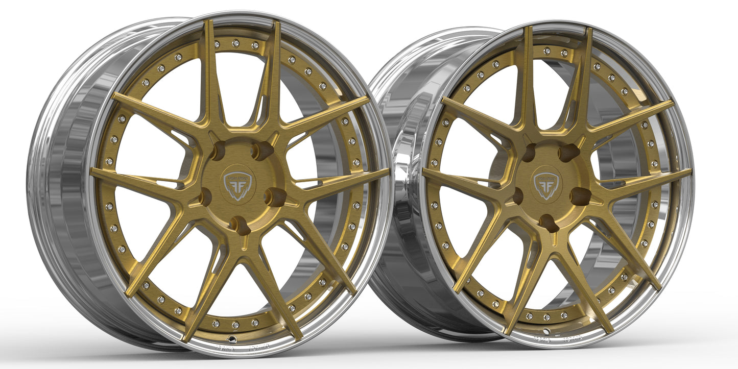 Porsche Boxster 2015 2 Piece Forgia Forged  Wheel Grand Adriano