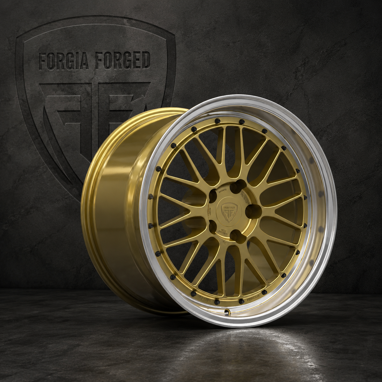 custom forged Mustang racing wheels