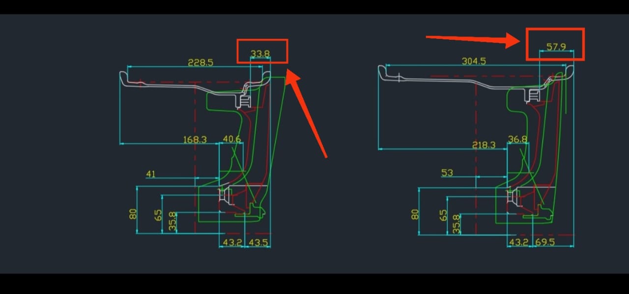 Porsche 911 GTS Anatoly Forgia Forged 20/21 inch Combo ( priced Per set)
