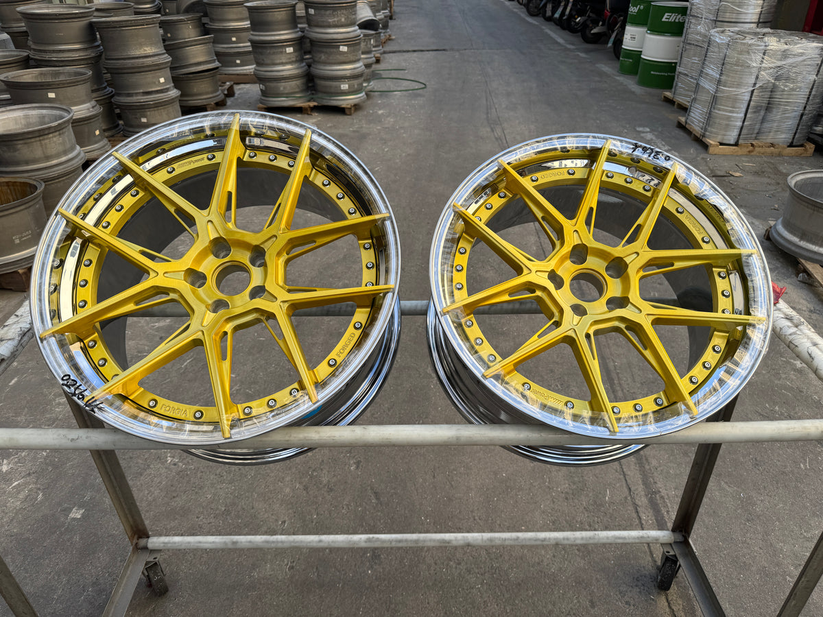 Bmw F90 M5 Forgia Forged Wheel Hannigen 2 piece 20/21 inch combo Design  Flush Fit ( price per wheel)