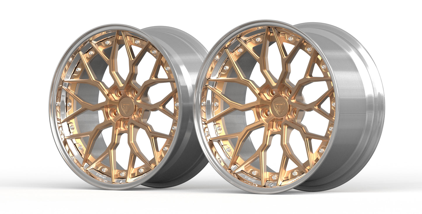 BMW M3 E92 Forged Wheel Two Piece Wheel (Emona)   (Price Per Rim)