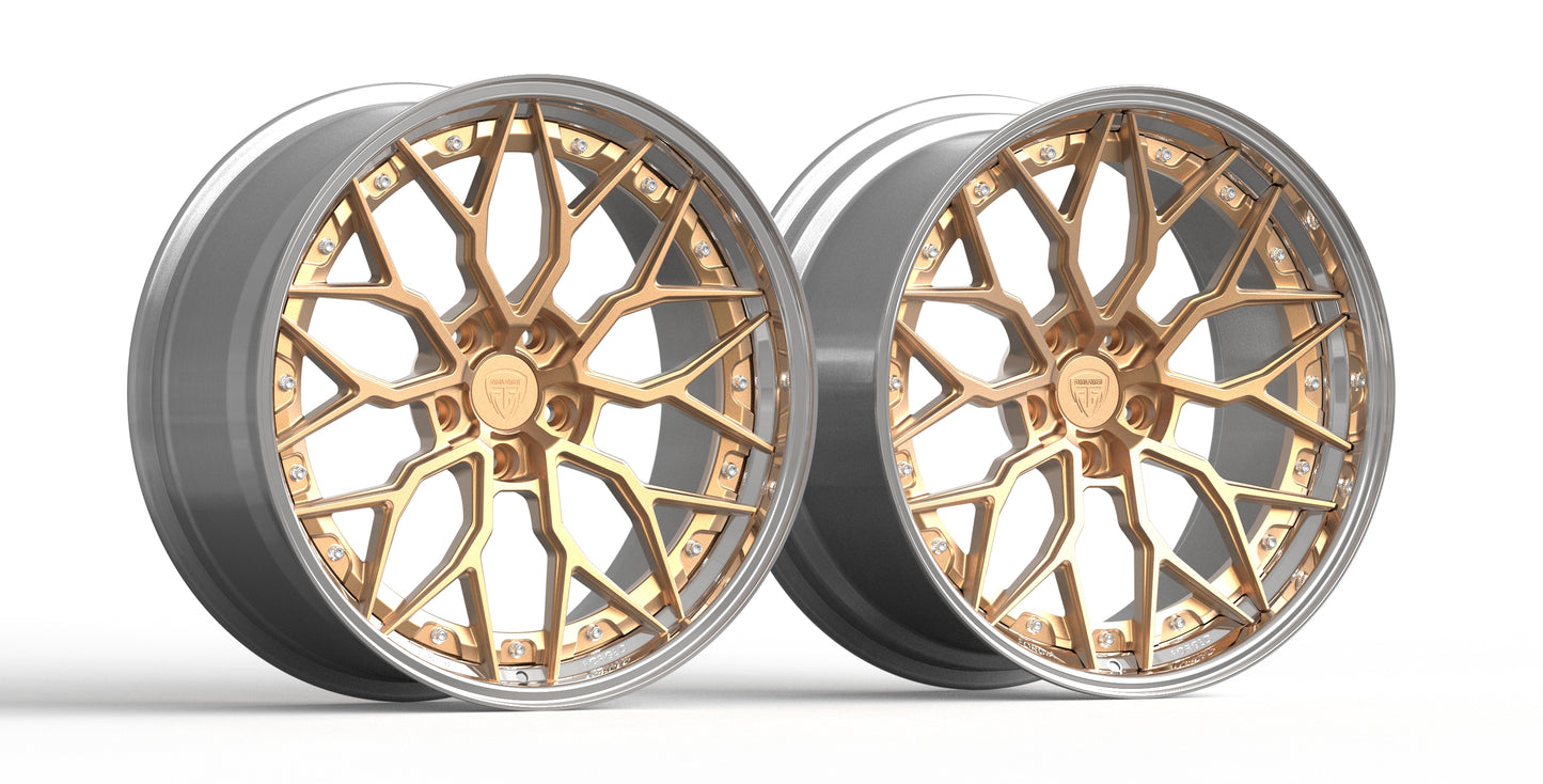 BMW M3 E92 Forged Wheel Two Piece Wheel (Emona)   (Price Per Rim)
