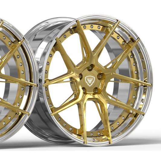 Bmw F90 M5 Forgia Forged Wheel Hannigen 2 piece 20/21 inch combo Design  Flush Fit