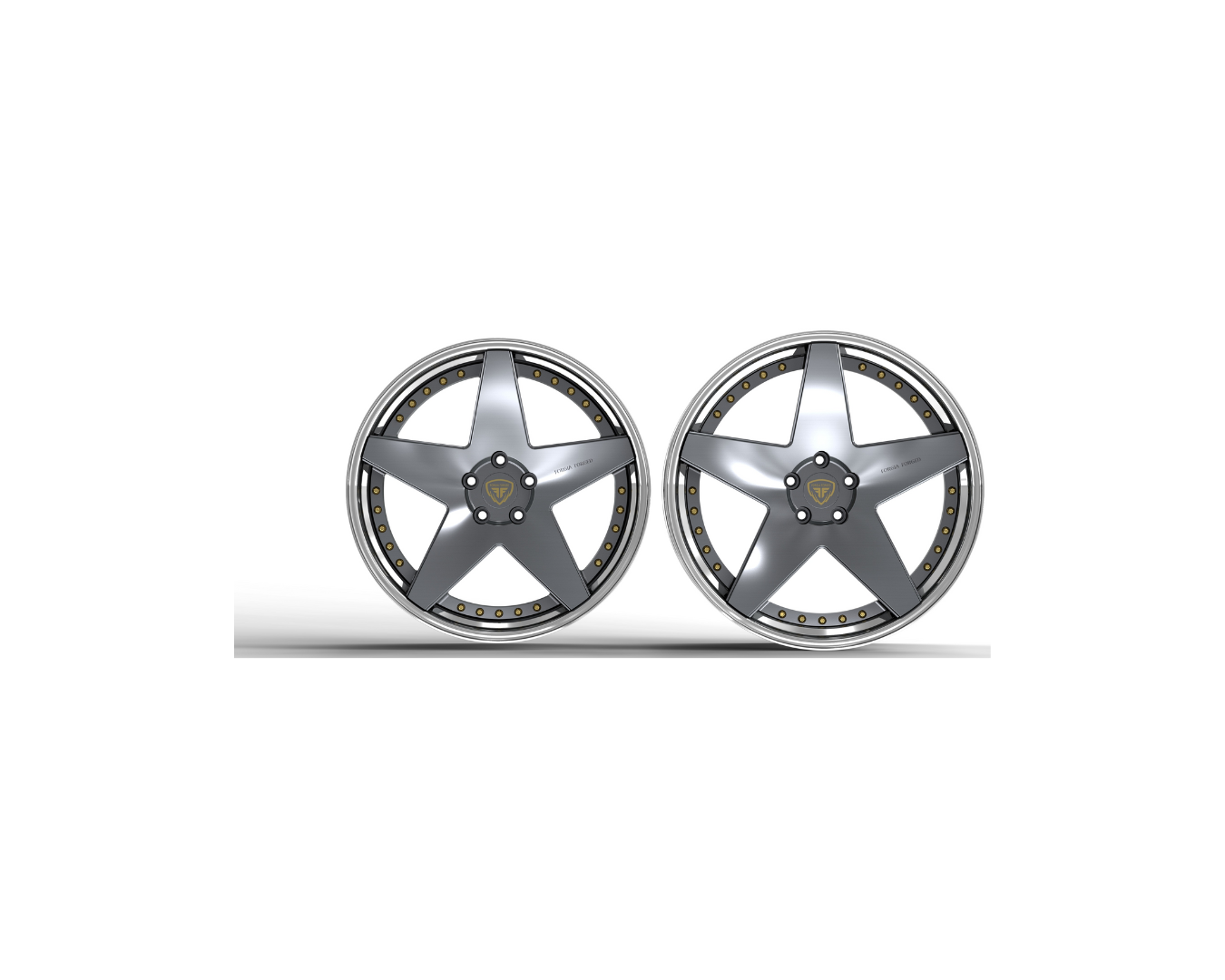 BMW M4 G80 2025 2 Piece Forgia Forged  Wheel Fareno Flat Face And Concave Face