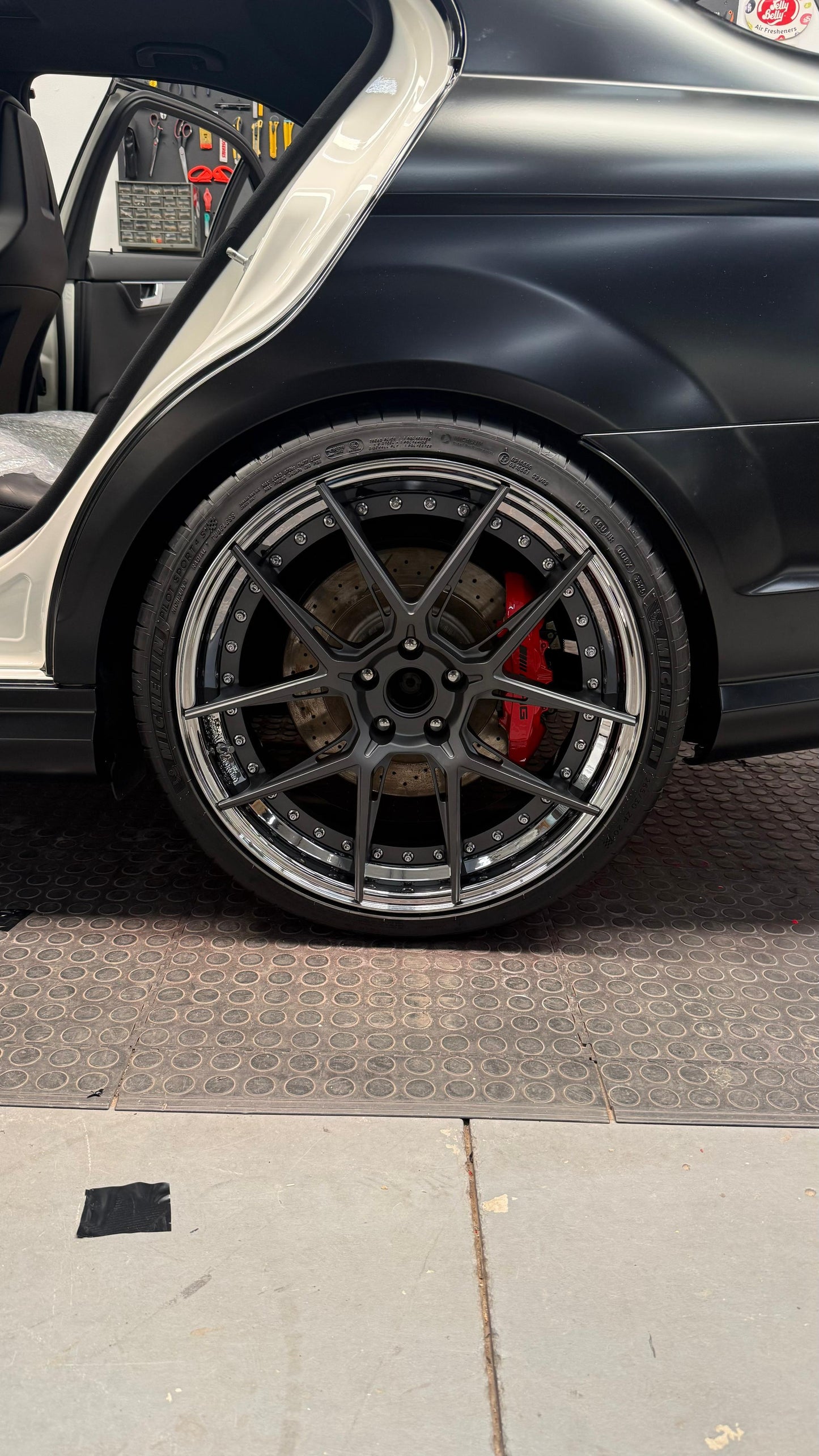 Mercedes C63 BR204 2 Piece Forgia Forged  Wheel Hannigen Series