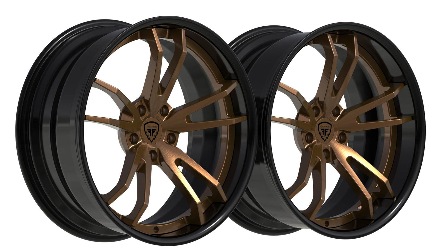 BMW M4 Forged wheels   Two Piece Forgia Andorra Style (Priced Per Wheel)