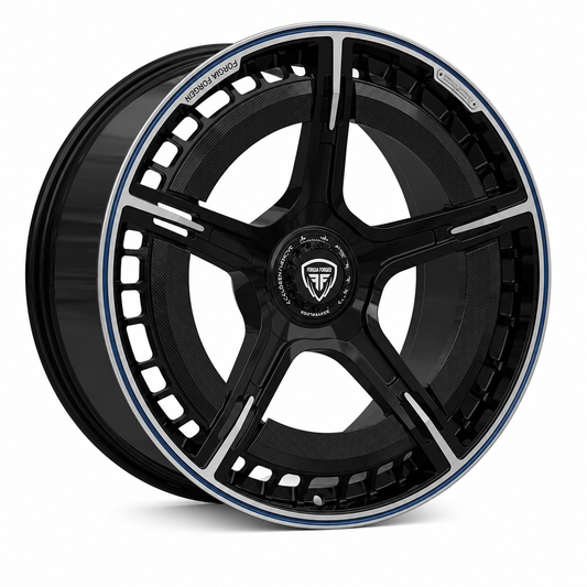 Porsche 911 GTS 991.2 Brabus style Forged Forgia Wheel  Design Flush Fit (Priced Per Wheel) (Copy)