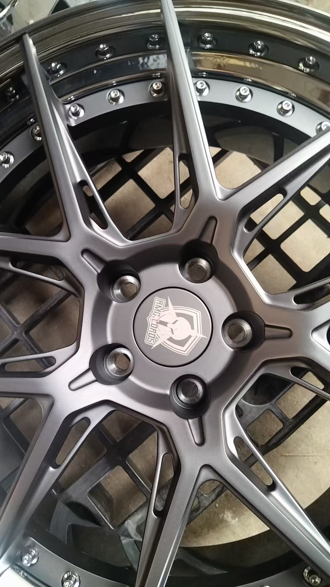 Mercedes C63 BR204 2 Piece Forgia Forged  Wheel Hannigen Series