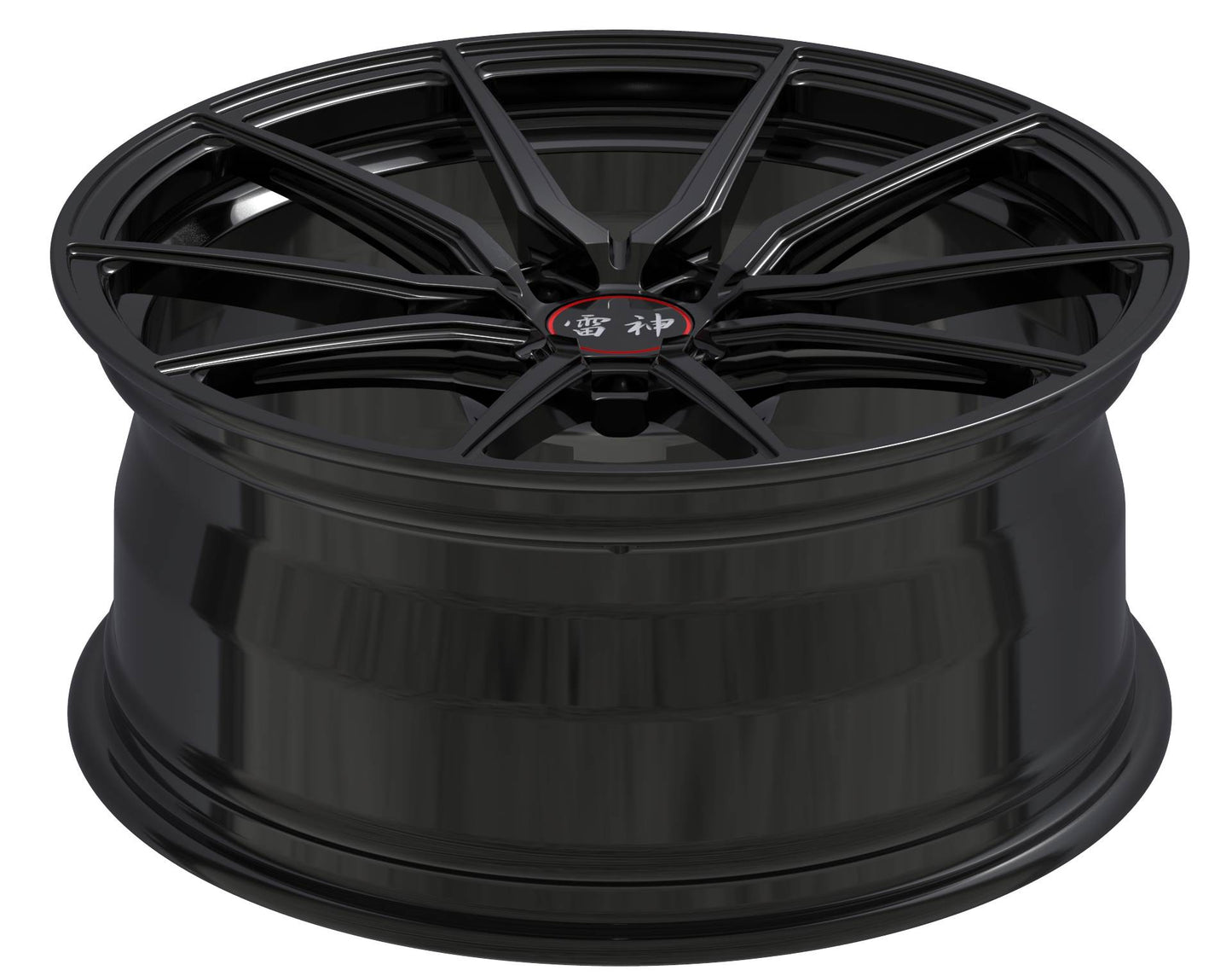Audi A4 Eclipse Monoblock Concave Forged Black18 inch (Price Per Rim)