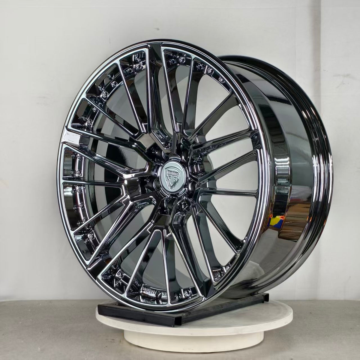BMW F80  custom Forgia forged monoblock chrome wheels (priced per wheel)