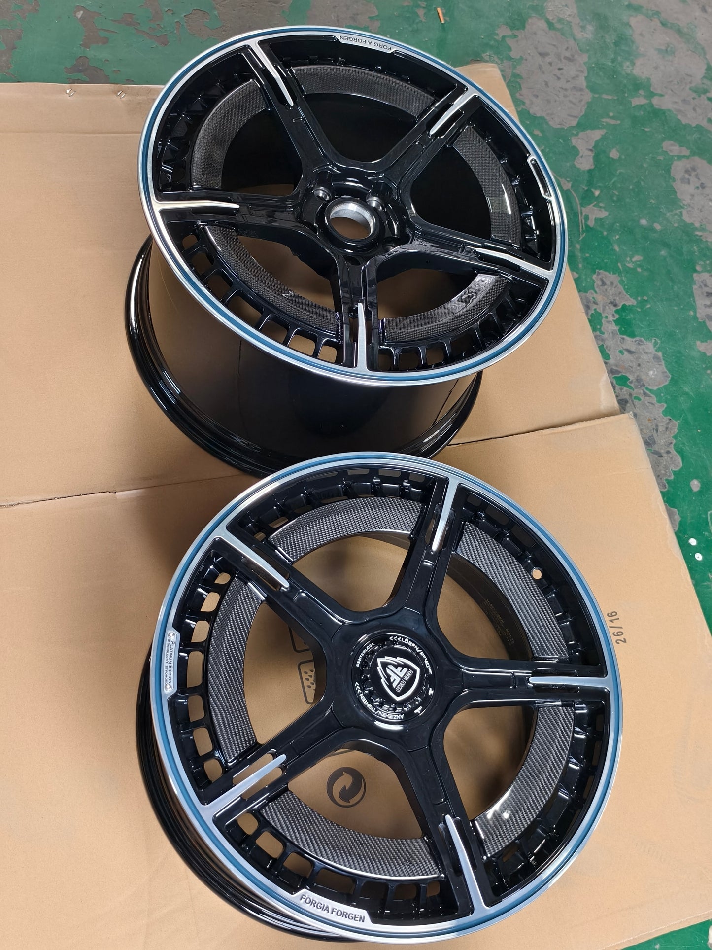Porsche 911 GTS 991.2 Brabus style Forged Forgia Wheel  Design Flush Fit (Priced Per Wheel) (Copy)
