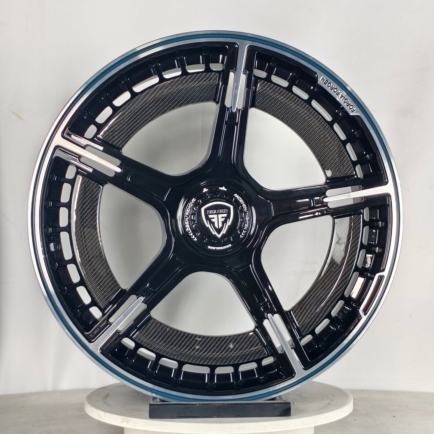 Porsche 911 GTS 991.2 Brabus style Forged Forgia Wheel  Design Flush Fit (Priced Per Wheel) (Copy)