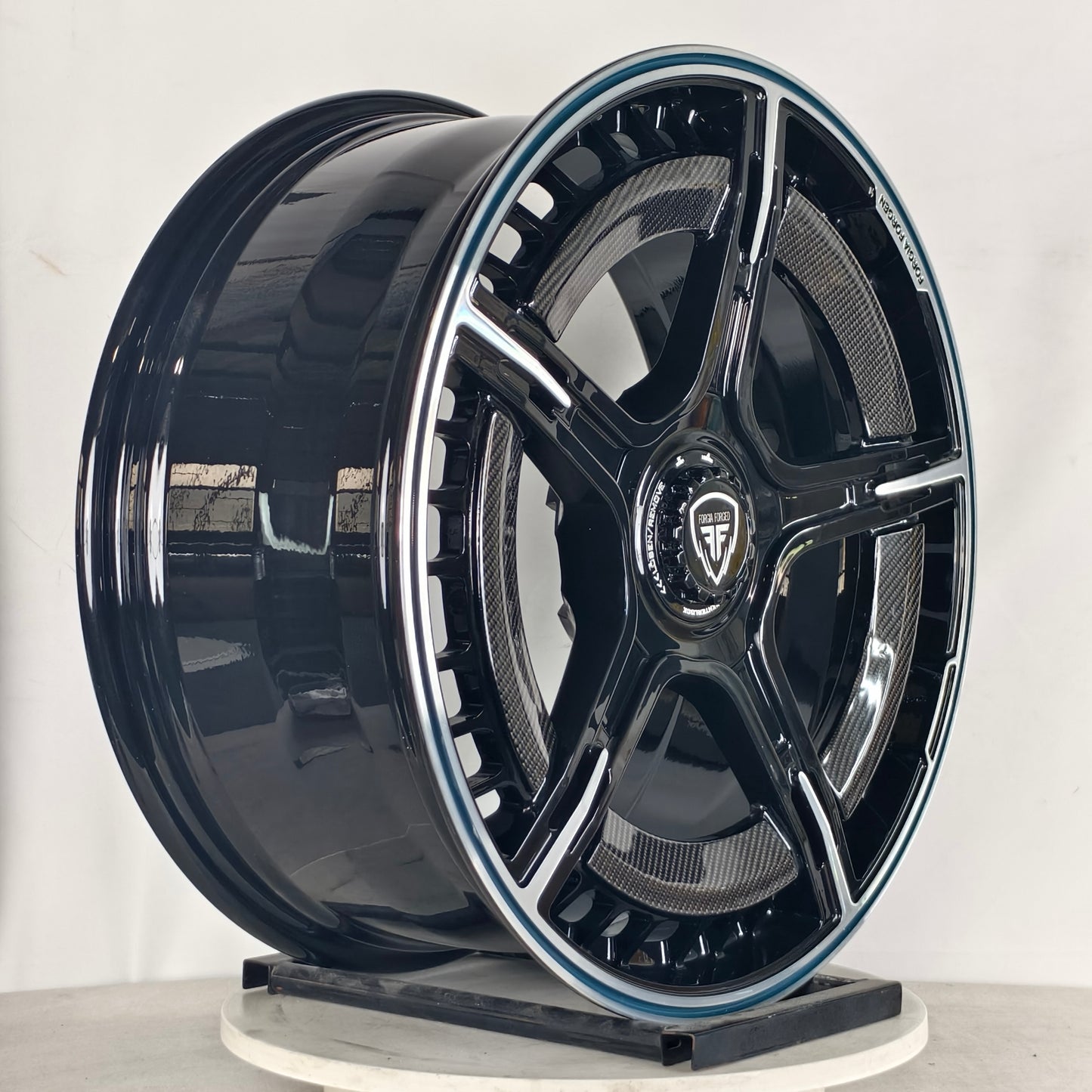 Porsche 911 GTS 991.2 Brabus style Forged Forgia Wheel  Design Flush Fit (Priced Per Wheel) (Copy)