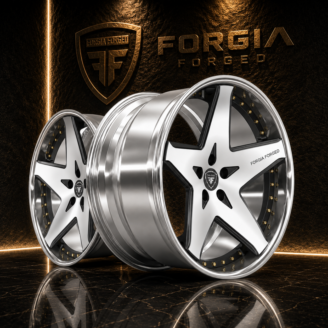 Ferrari FF V12 2013 Angola Forgia Forged Wheels (Priced Per Wheel )