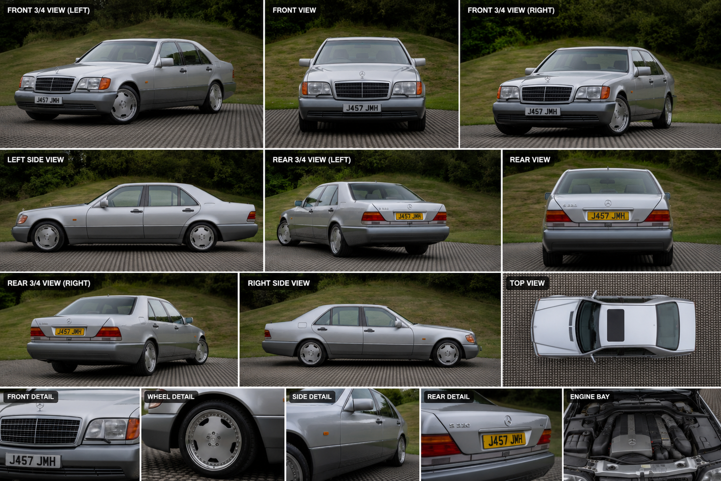 Merc S600  1991 Forgia forged 2 piece Classic AMG design