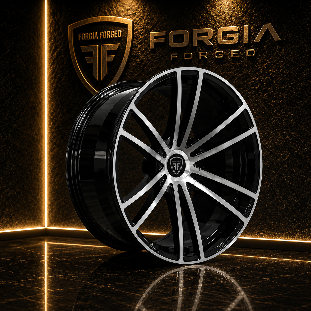 Mercedes SL 65 Black series Wide Body OEM wheel Design Forged Forgia Wheel  Design Flush Fit (Priced Per Wheel) (Copy)