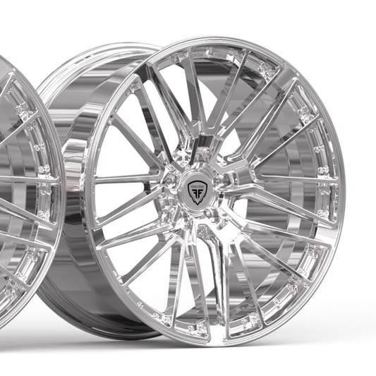 Maserati Gibley 2016 custom Forgia forged monoblock chrome wheels